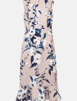 Harlie Floral Peplum Hem Dress