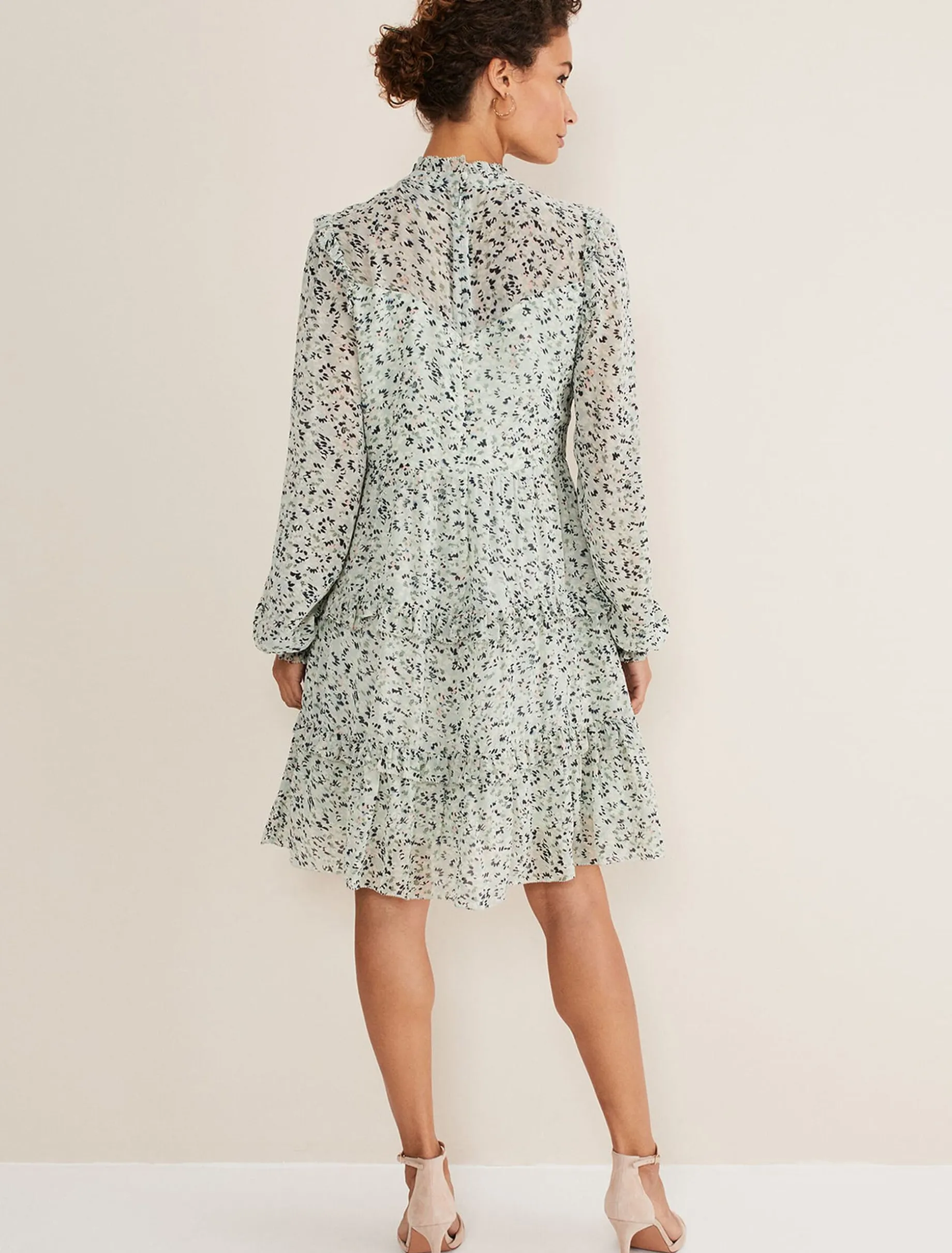 Harlow Floral Tiered Mini Dress