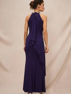 Harmony Jersey Embellished Maxi Dress