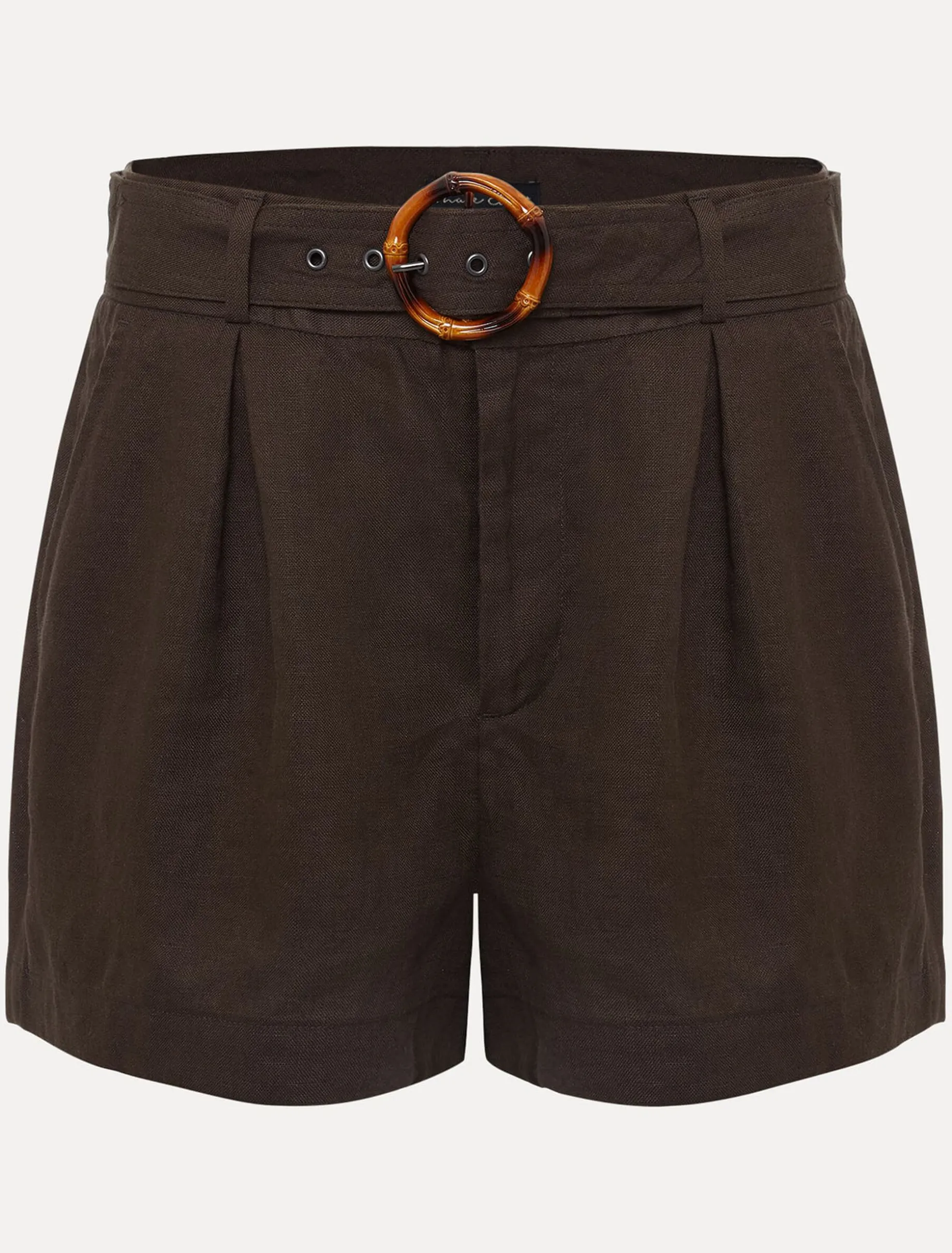 Hazel Belted Linen Short