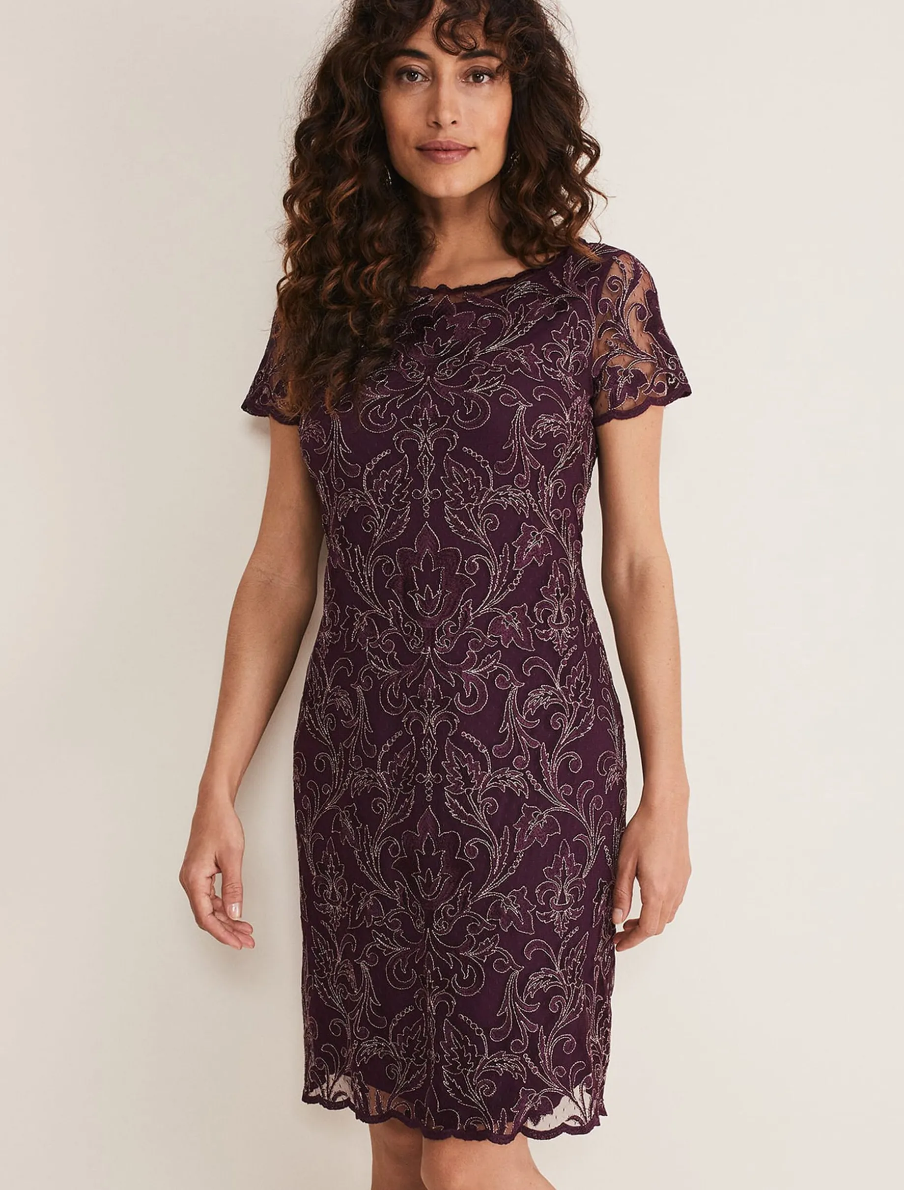 Heather Embroidered Dress