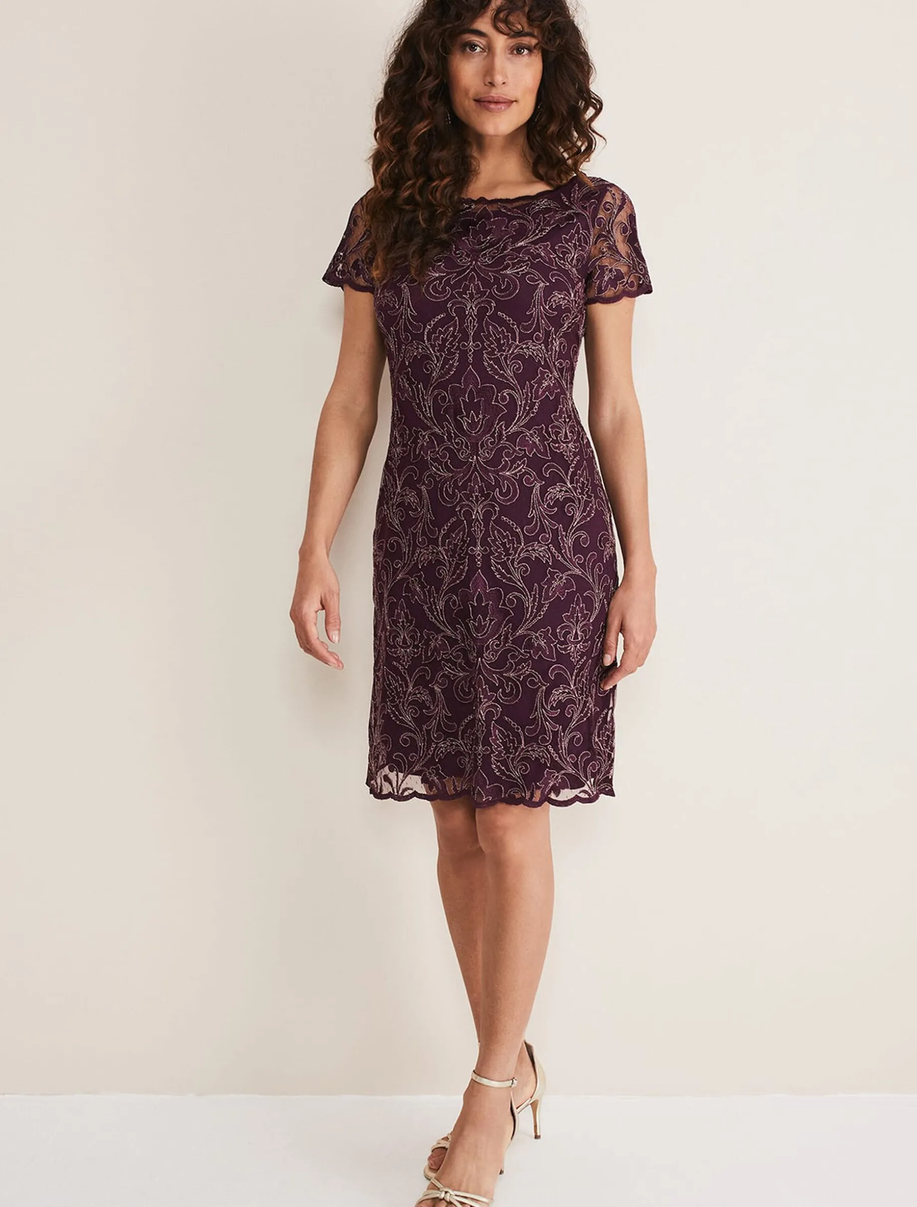 Heather Embroidered Dress