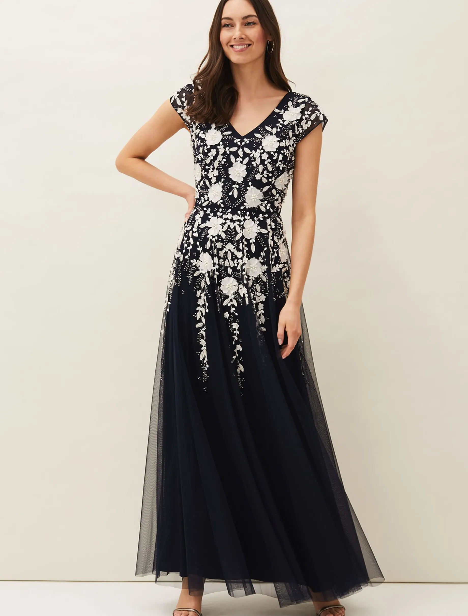 Henriette Embellished Maxi Dress