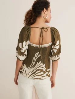 Hesta Linen Top