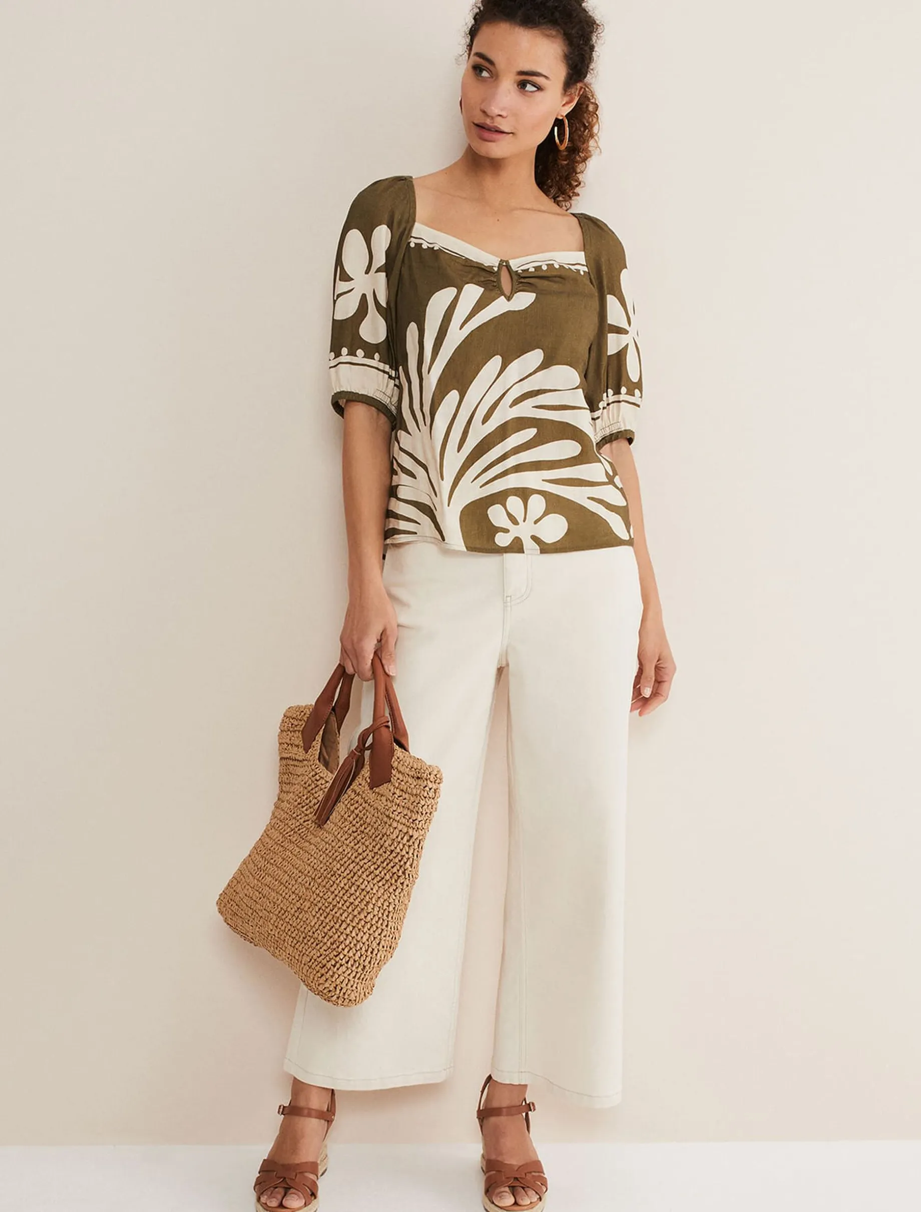 Hesta Linen Top