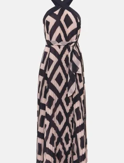 Hestia Diamond Trapeze Maxi Dress