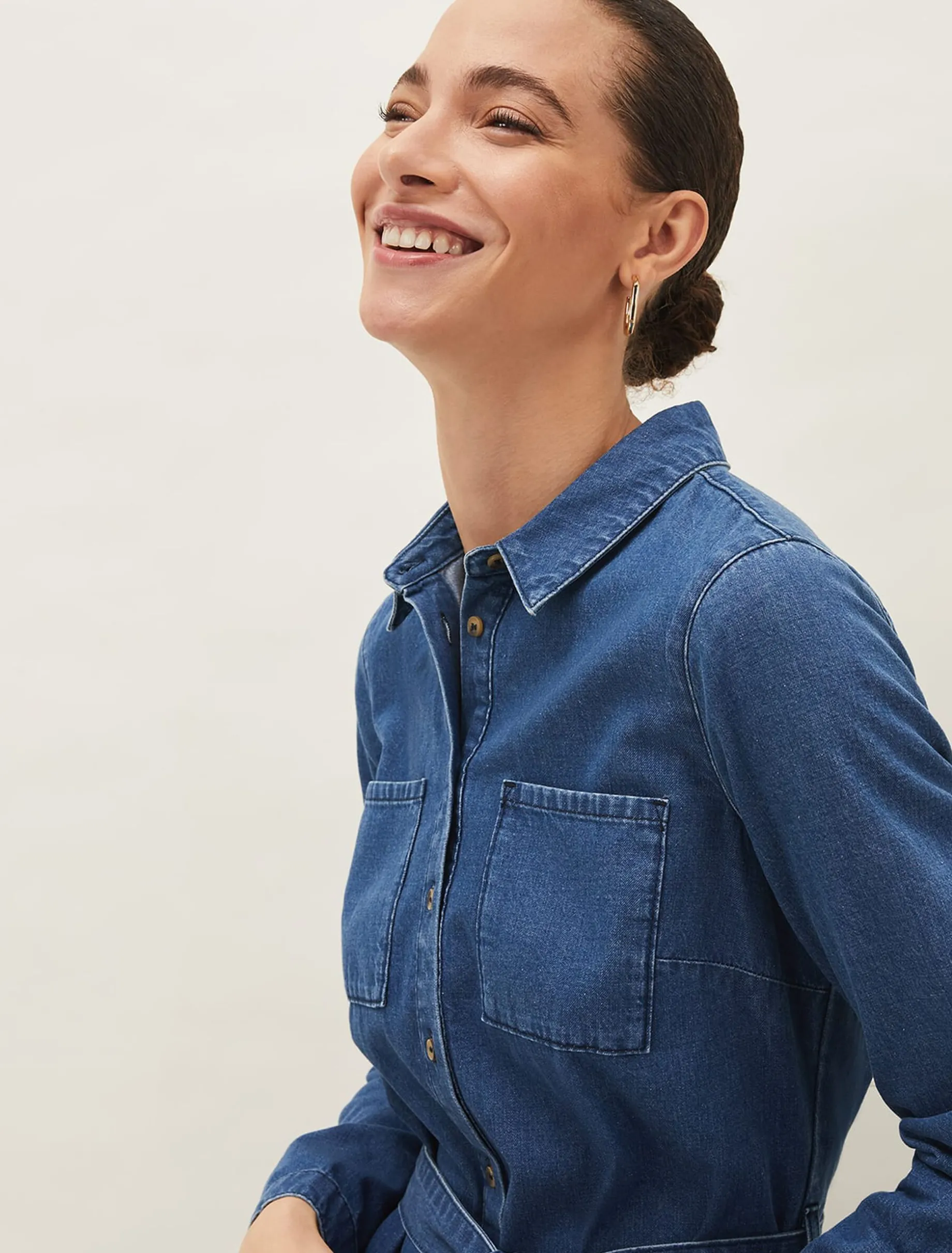 Hettie Denim Midi Dress