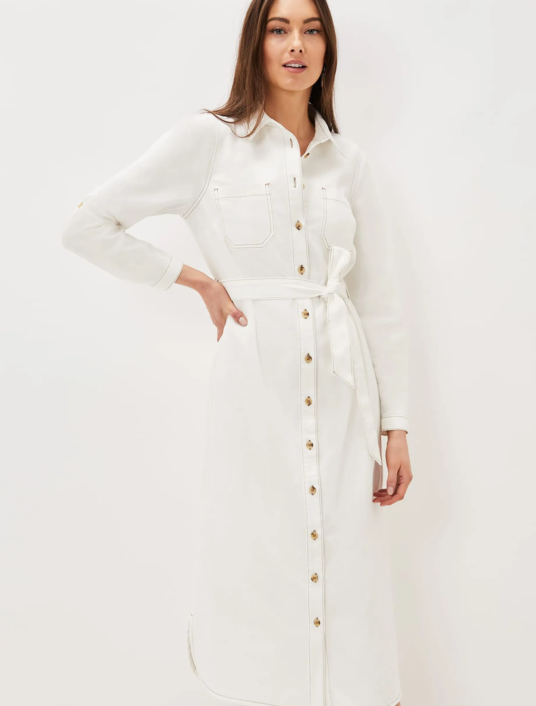 Hettie Denim Shirt Dress