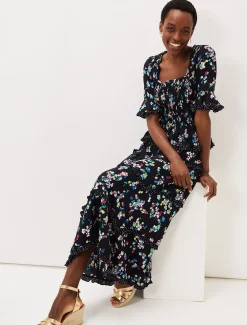 Hudson Floral Tiered Co-Ord Skirt