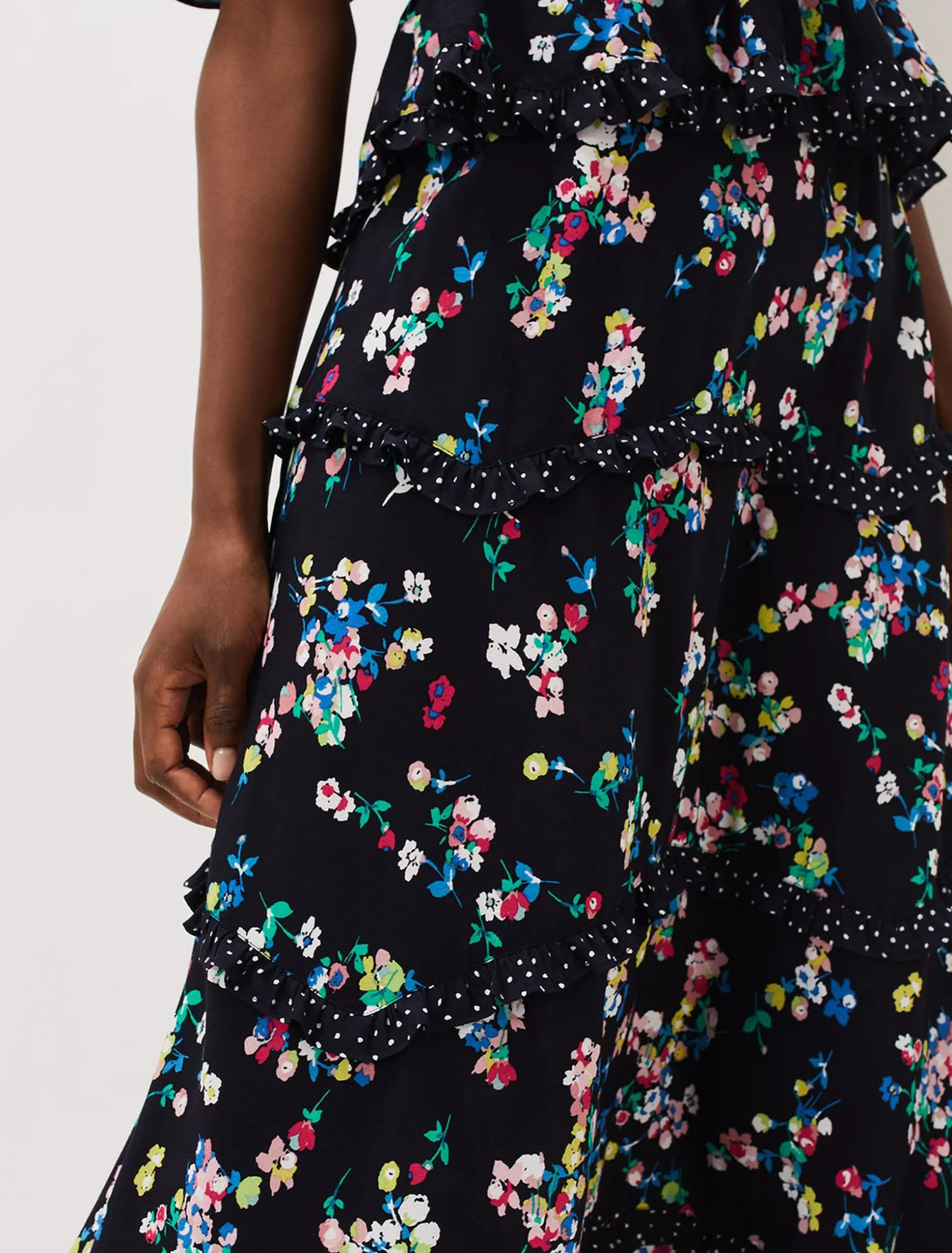 Hudson Floral Tiered Co-Ord Skirt