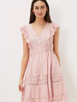Illa Broderie Tea Dress