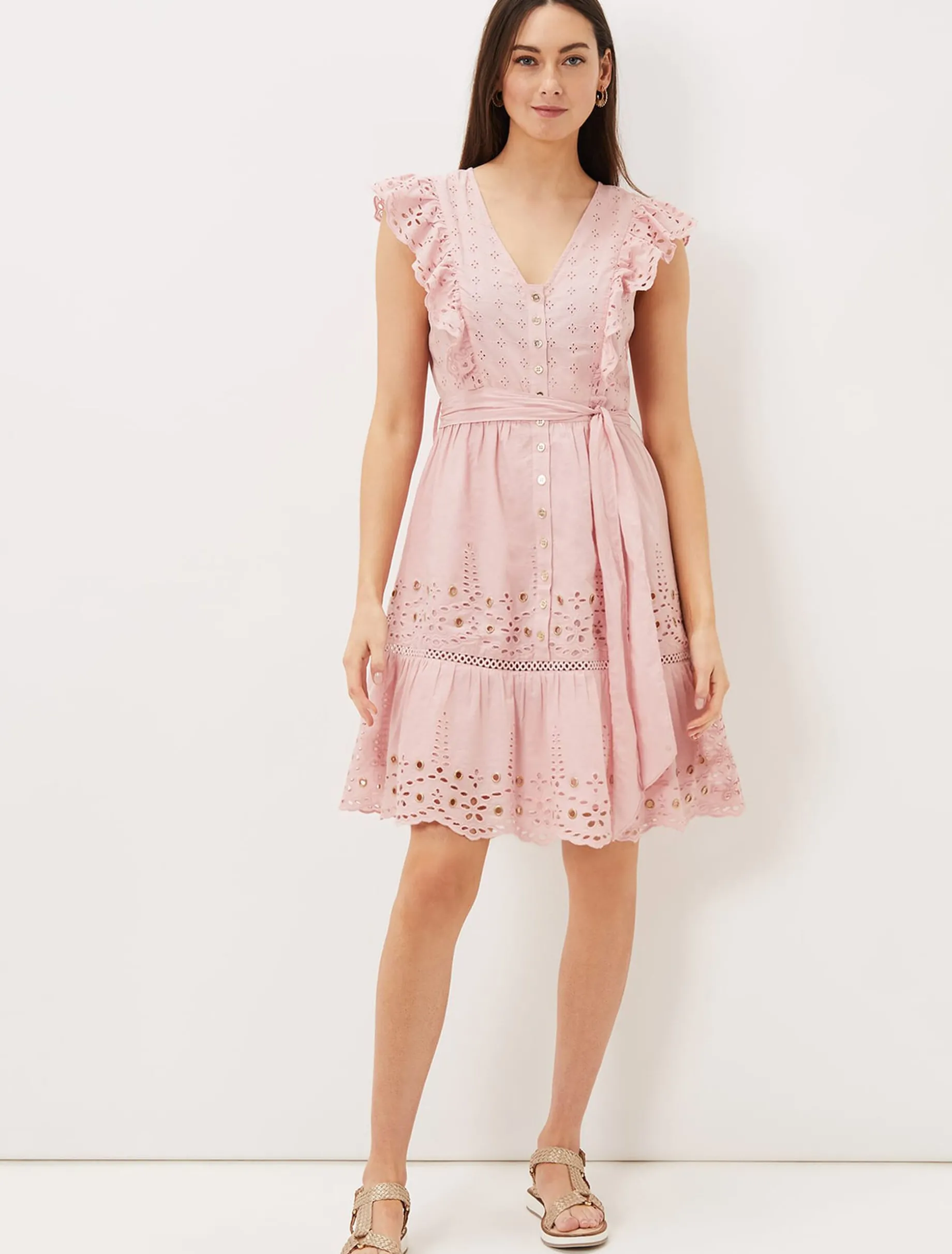 Illa Broderie Tea Dress