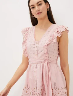 Illa Broderie Tea Dress