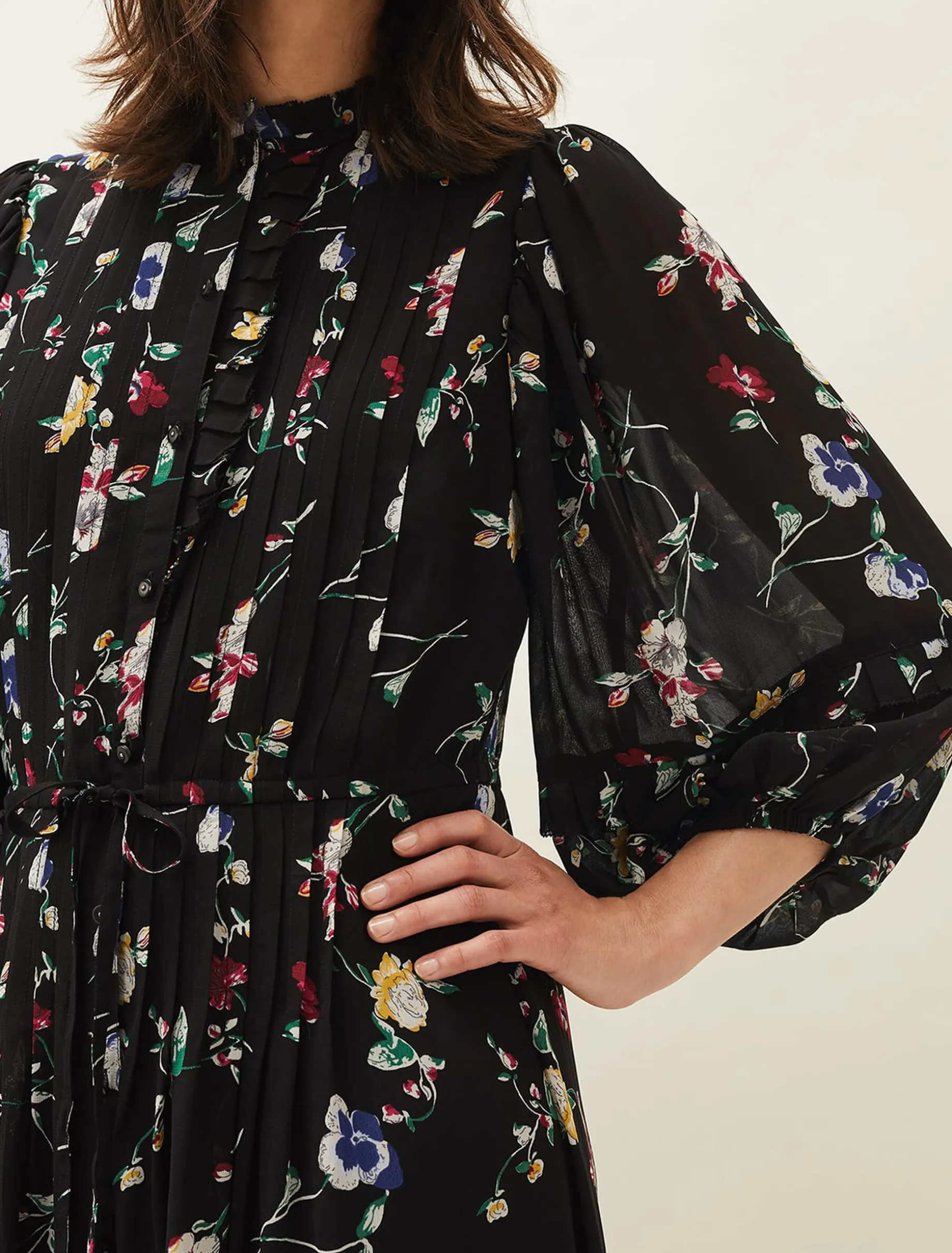 Imara Floral Print Midaxi Dress