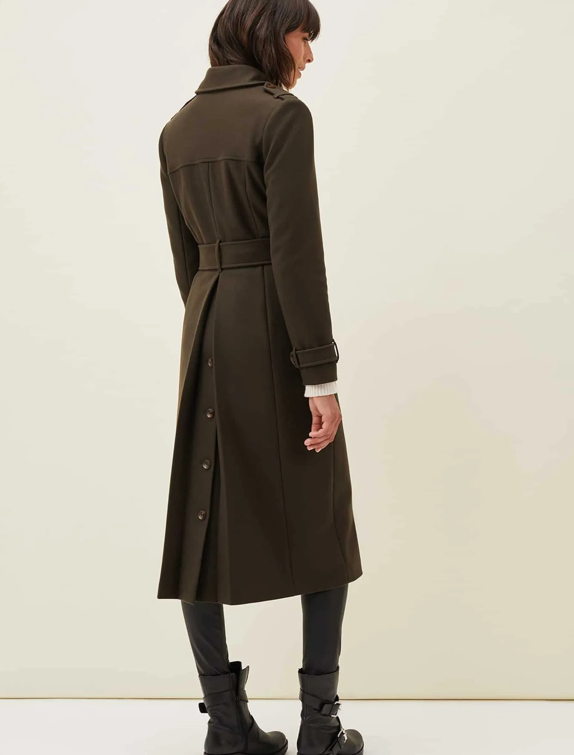 Imie Wool Trench Coat