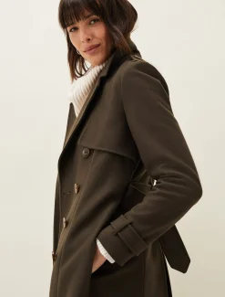 Imie Wool Trench Coat