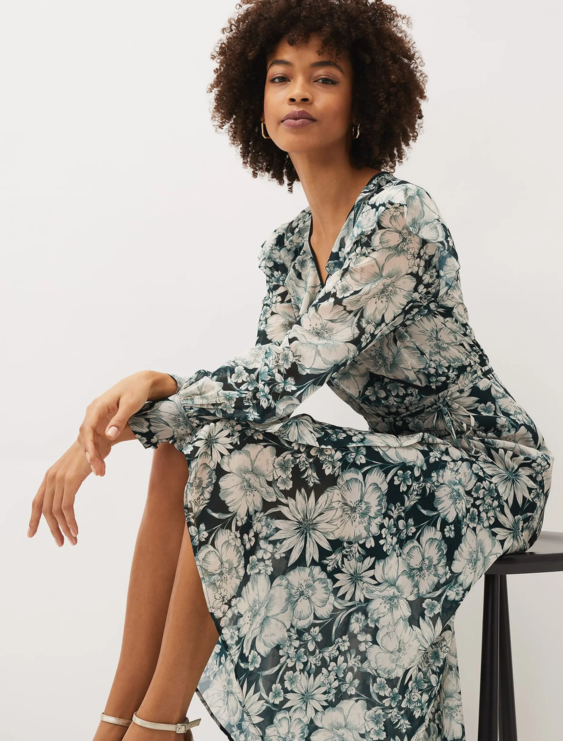 Indiana Floral Tiered Dress