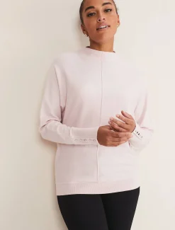 Indigo Button Cuff Easy Knit