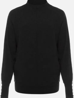 Indigo Button Cuff Easy Knit