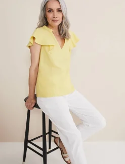 Ines Linen Top