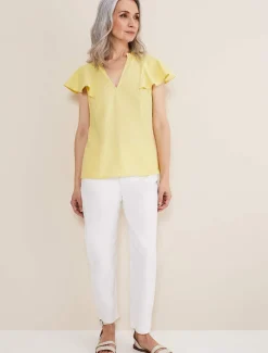 Ines Linen Top