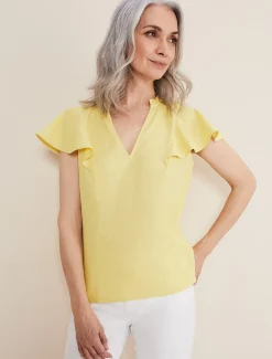 Ines Linen Top