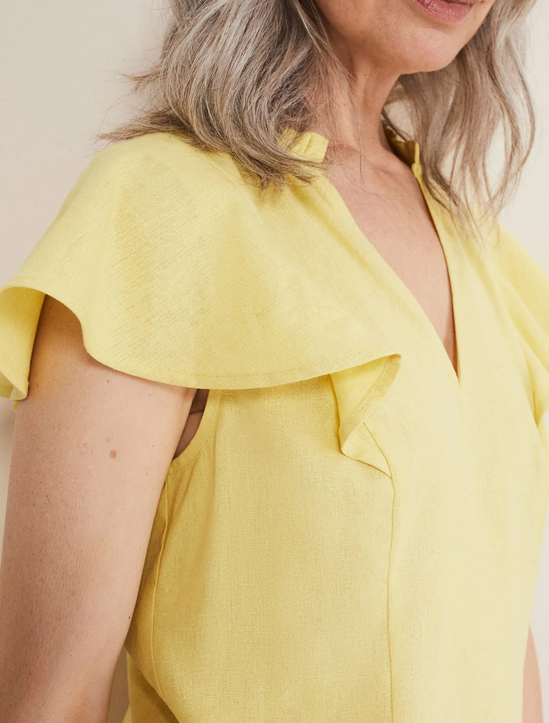 Ines Linen Top