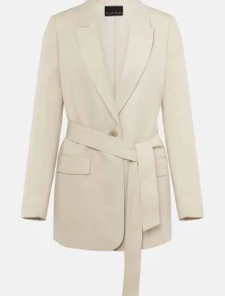 Inessa Linen Belted Blazer