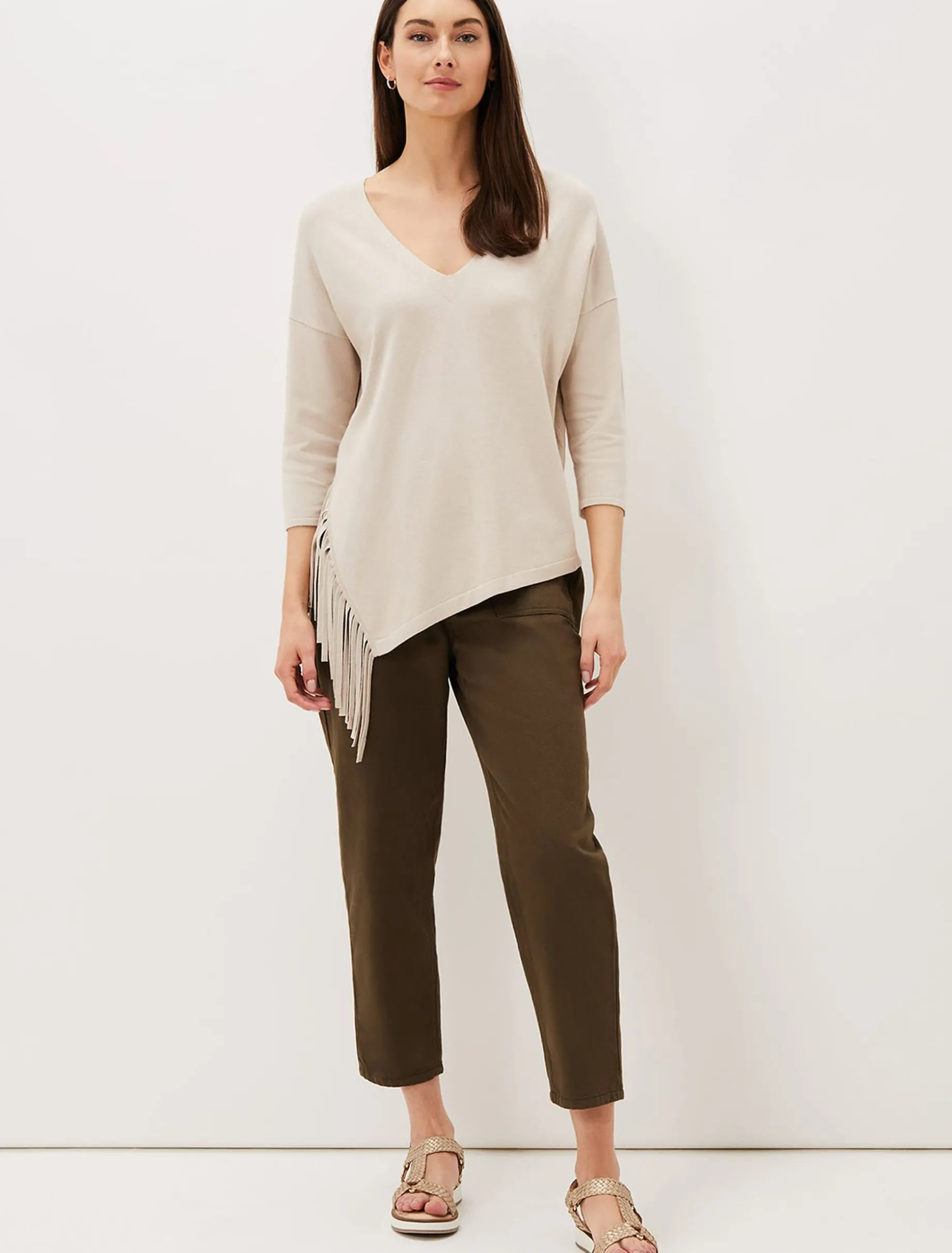 Inga Tassle Asymmetric Knit Jumper