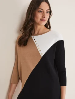 Isabel Colourblock Knit Dress