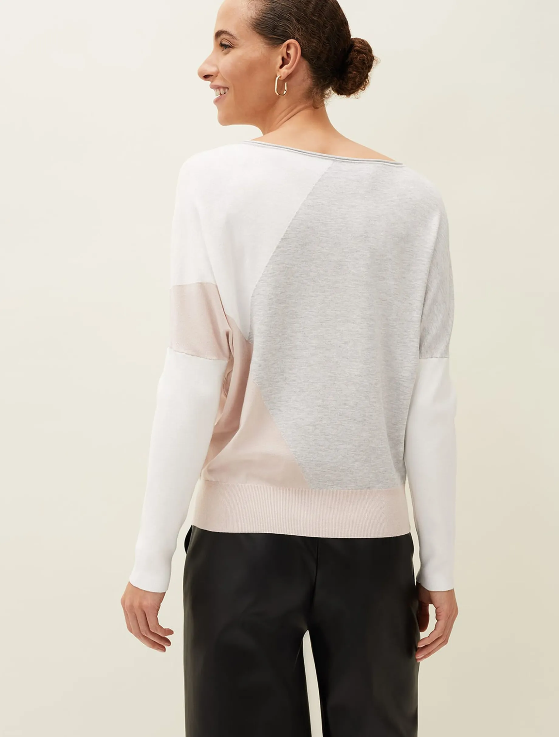 Isabel Colourblock Stud Jumper