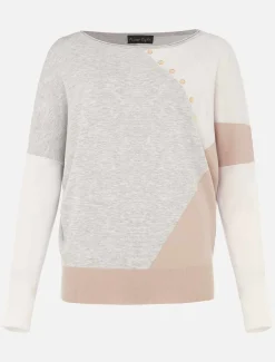 Isabel Colourblock Stud Jumper