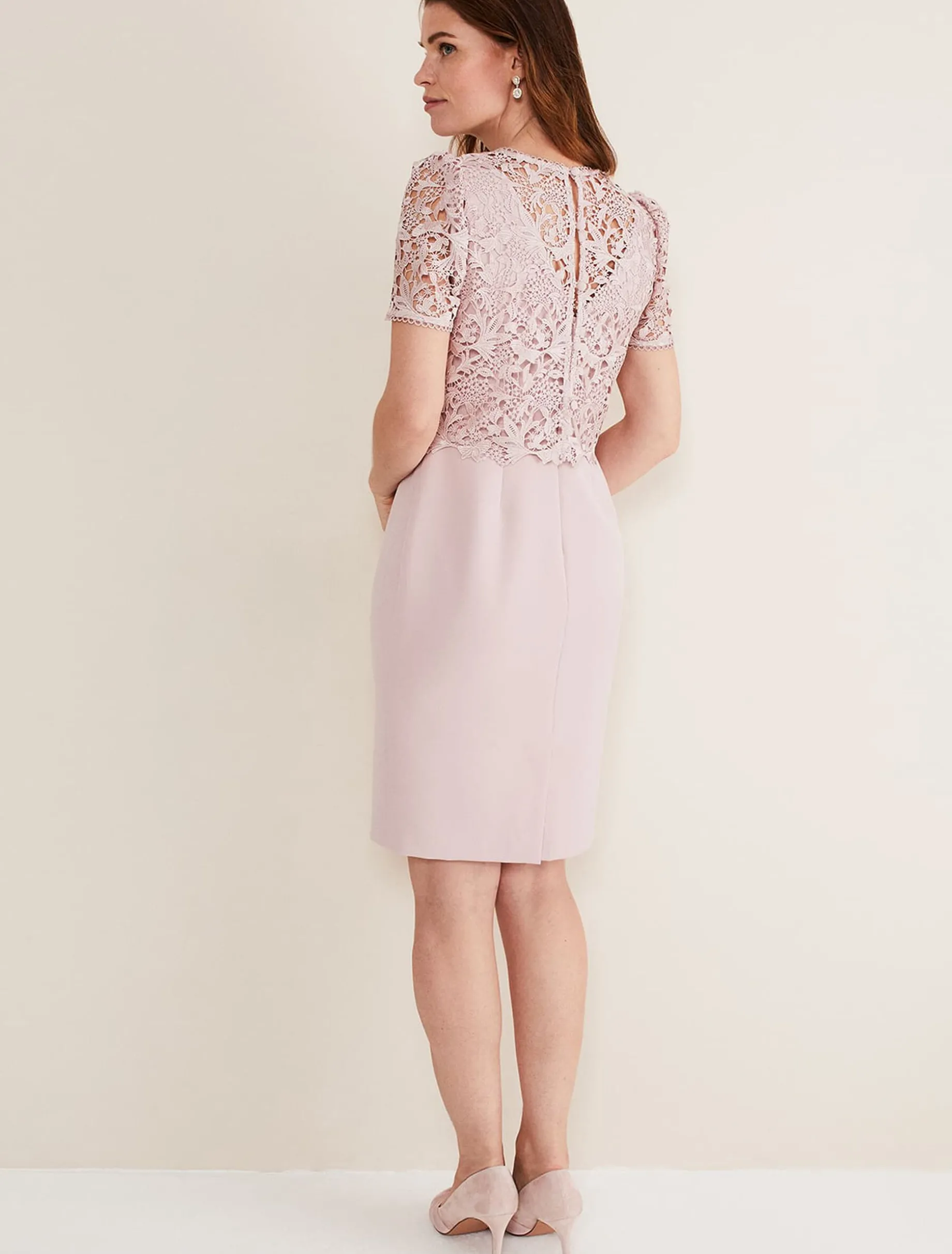 Isabella Lace Midi Dress