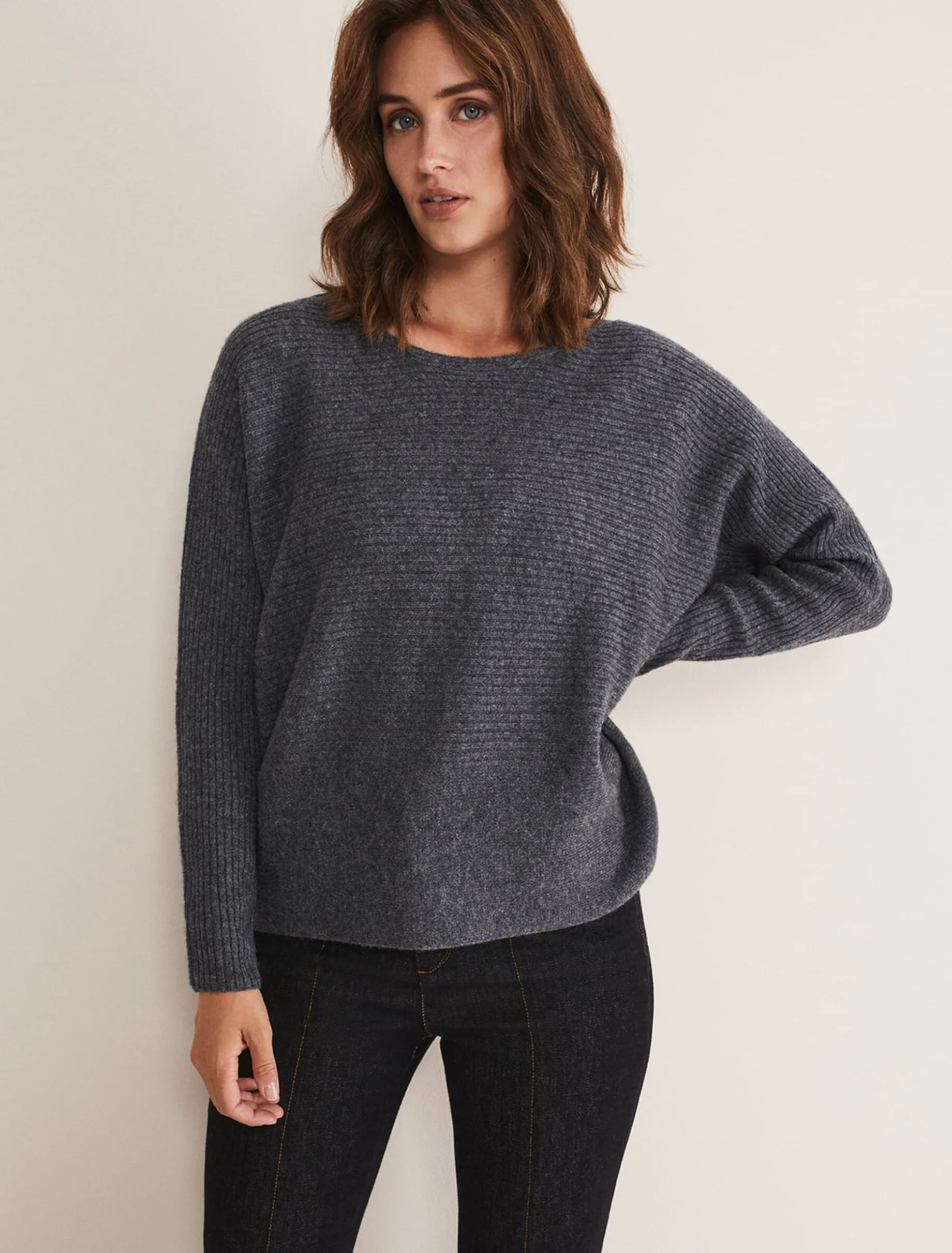 Isabella Ripple Wool Cashmere Jumper