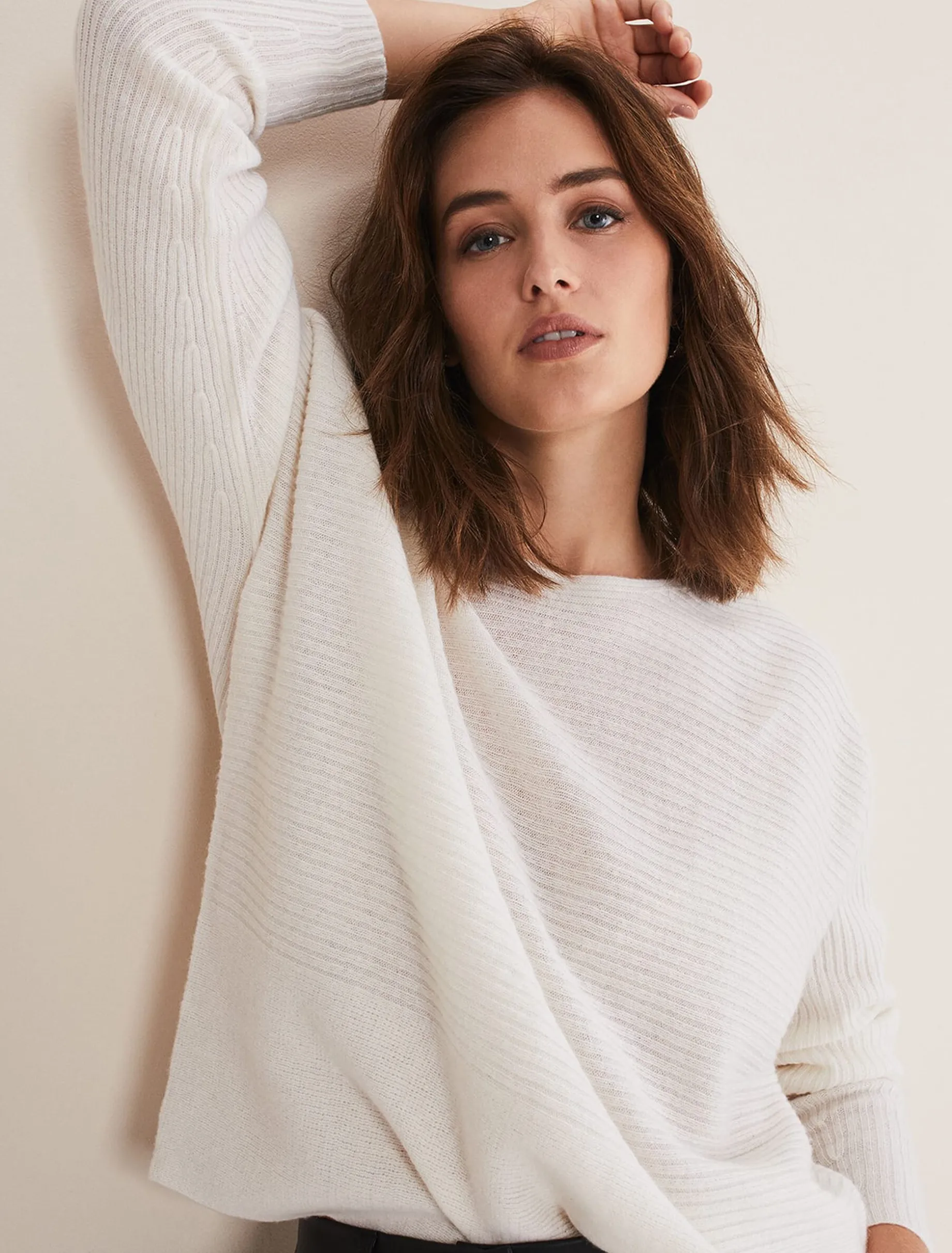 Isabella Ripple Wool Cashmere Jumper