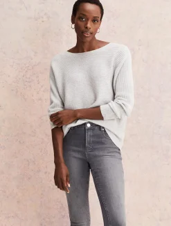 Isabella Ripple Wool Cashmere Jumper