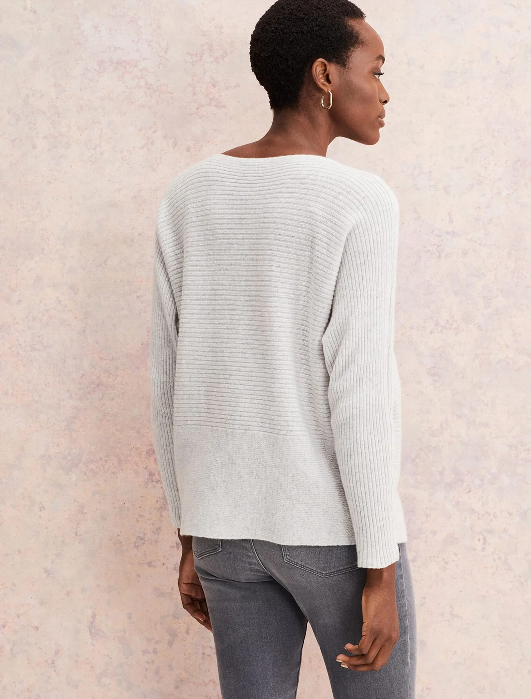 Isabella Ripple Wool Cashmere Jumper