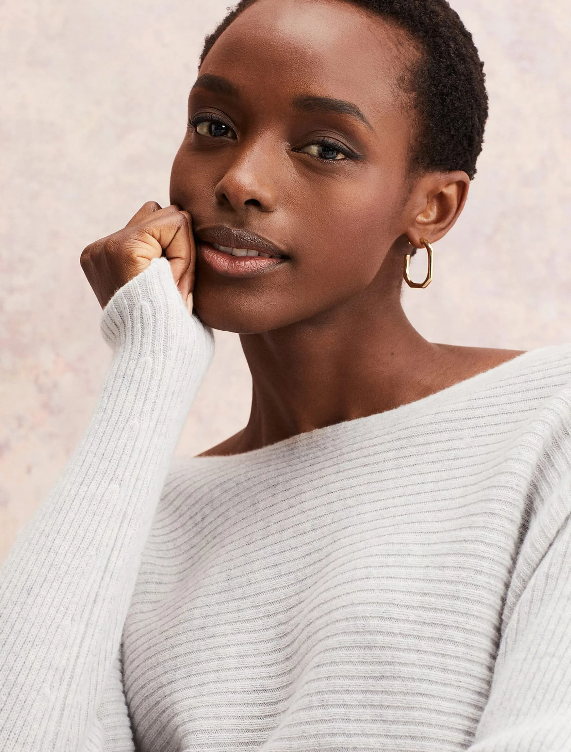Isabella Ripple Wool Cashmere Jumper