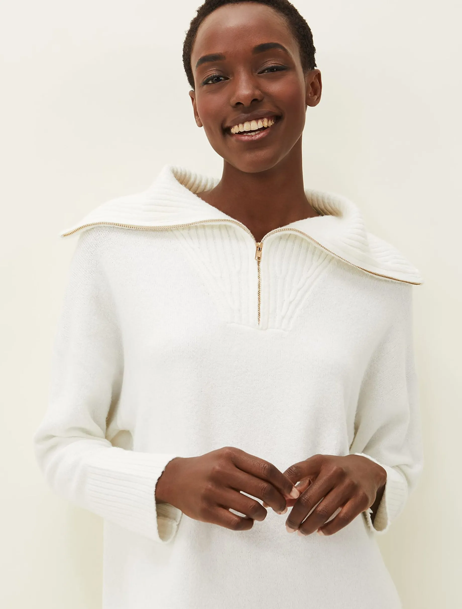 Isabella Zip Up Tunic Dress