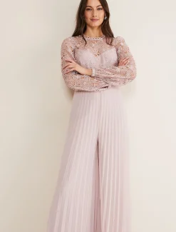 Isla Lace Wide Leg Jumpsuit