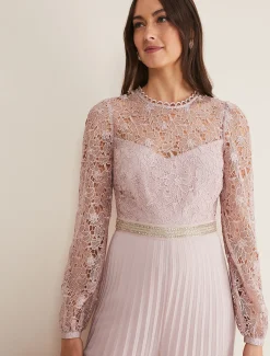 Isla Lace Wide Leg Jumpsuit