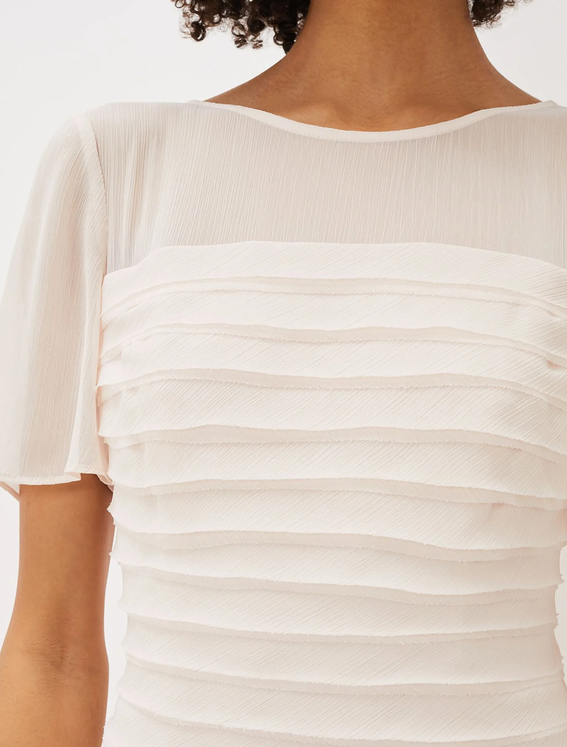 Ivanka Layered Fishtail Dress