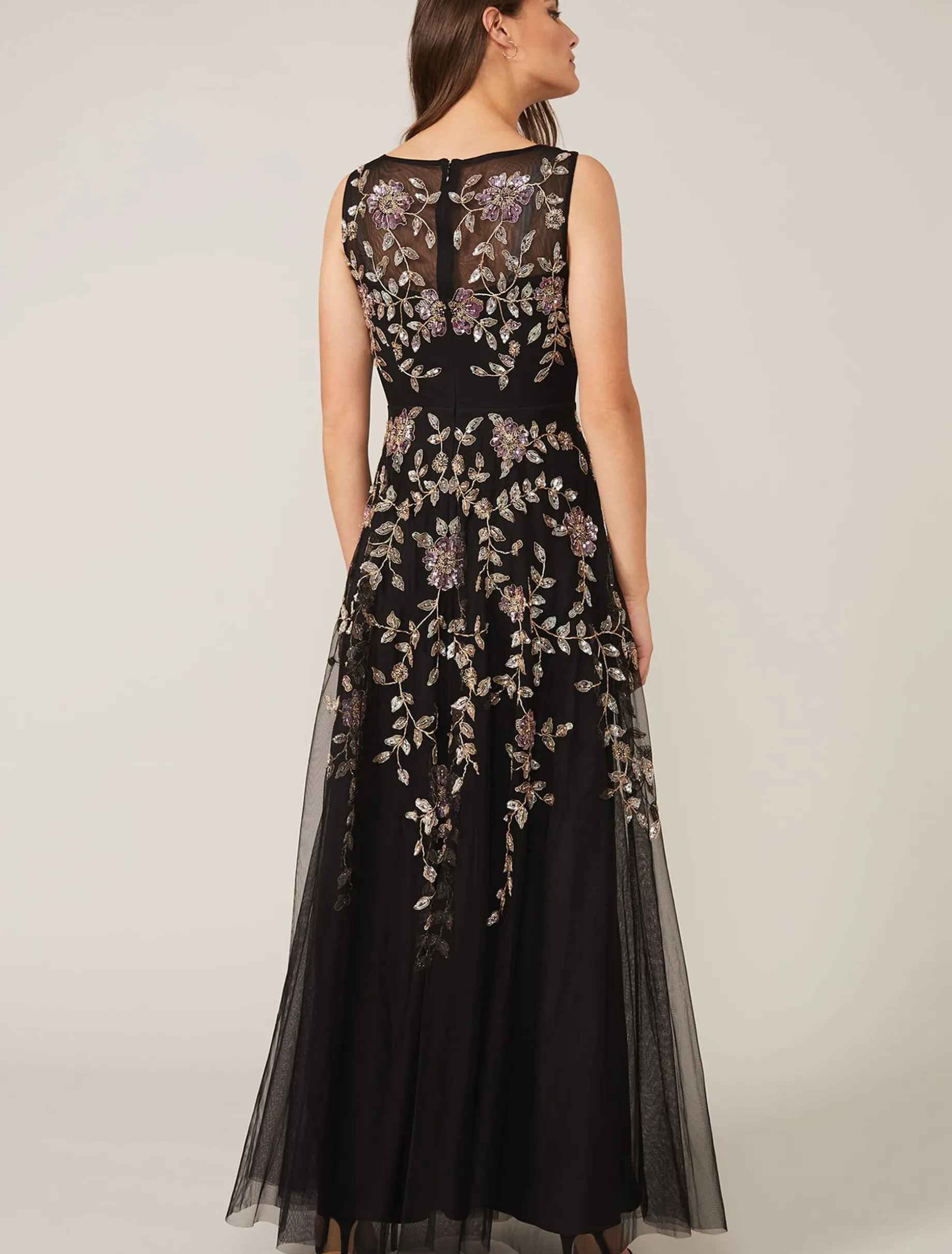 Jacqueline Embellished Tulle Dress