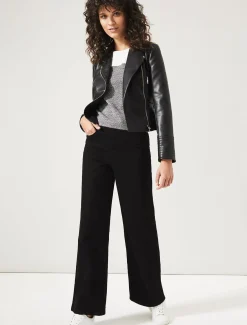 Jaliyah Jacquard Panel Knit Top