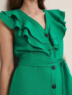 Jamilla Linen Midi Dress