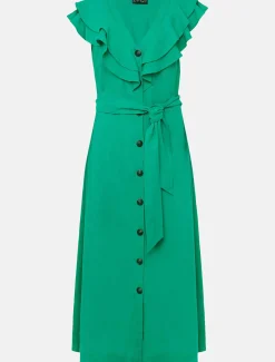 Jamilla Linen Midi Dress
