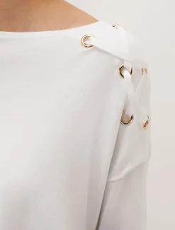 Janette Eyelet Knit Jumper