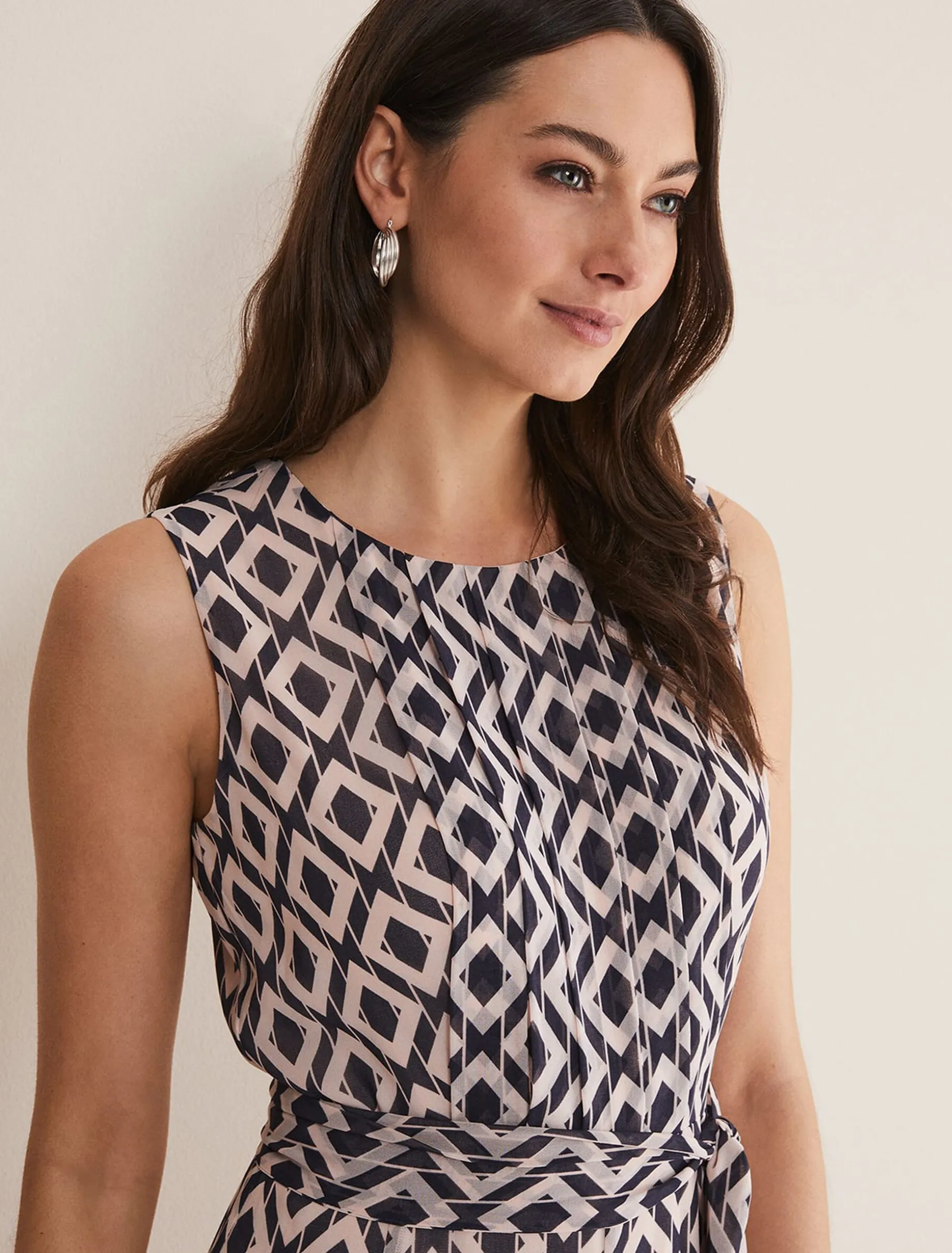 Janine Printed Diamond Jumpsuit