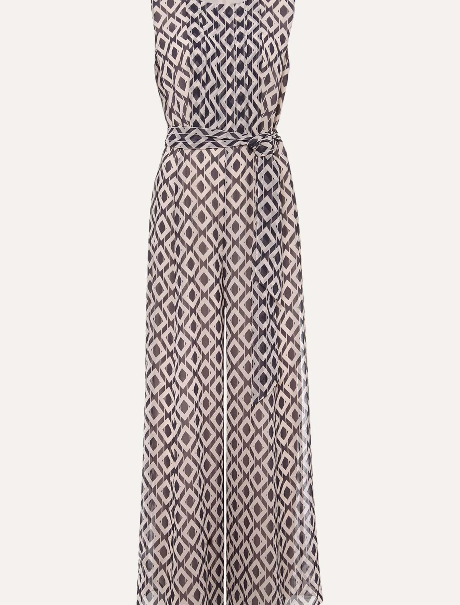 Janine Printed Diamond Jumpsuit