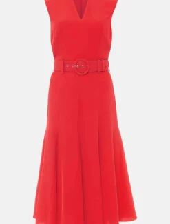 Jayne Belted Panelled Dress